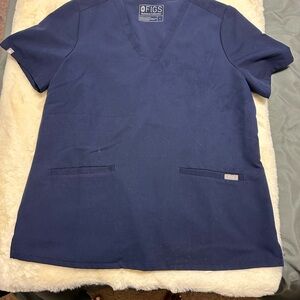 FIGS Navy Scrub Top